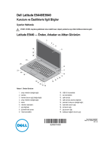 Dell Latitude E5440 Kullanici rehberi