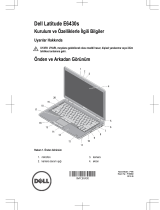 Dell Latitude E6430s Hızlı başlangıç ​​Kılavuzu