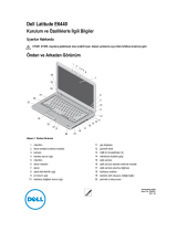 Dell Latitude E6440 Hızlı başlangıç ​​Kılavuzu