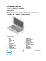 Dell Latitude E7240 Ultrabook Hızlı başlangıç ​​Kılavuzu