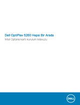 Dell OptiPlex 5260 All-In-One Hızlı başlangıç ​​Kılavuzu
