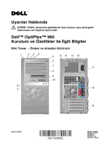 Dell OptiPlex 960 Hızlı başlangıç ​​Kılavuzu