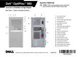 Dell OptiPlex 980 Hızlı başlangıç ​​Kılavuzu