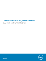 Dell Precision 3430 Small Form Factor Hızlı başlangıç ​​Kılavuzu