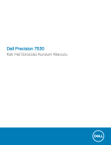 Dell Precision 7530 Hızlı başlangıç ​​Kılavuzu