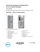 Dell Precision T5610 Hızlı başlangıç ​​Kılavuzu