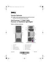 Dell Precision T7500 Hızlı başlangıç ​​Kılavuzu