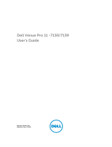 Dell Venue 7130 Pro/7139 Pro Kullanici rehberi