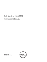 Dell Vostro 1550 Kullanım kılavuzu