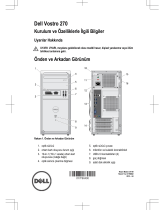 Dell Vostro 270 Hızlı başlangıç ​​Kılavuzu