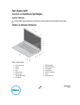 Dell Vostro 5470 Hızlı başlangıç ​​Kılavuzu