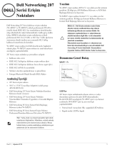 Dell W-Series 207 Access Points Hızlı başlangıç ​​Kılavuzu