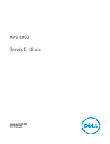 Dell XPS 8900 Kullanım kılavuzu