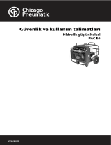 Chicago Pneumatic PAC E6 Kullanma talimatları