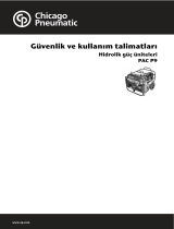 Chicago Pneumatic PAC P 9 Kullanma talimatları