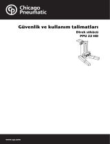 Chicago Pneumatic PPU 22 HD Kullanma talimatları