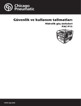 Chicago Pneumatic PAC P13 Kullanma talimatları