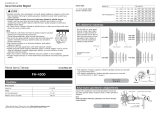 Shimano FH-4500 Service Instructions