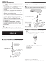 Shimano SM-SH40 Service Instructions