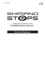 Shimano SC-EM800 Kullanım kılavuzu