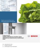 Bosch KGN56AW25N/03 Kullanım kılavuzu