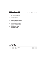 EINHELL TE-CD 18/50 Li-i BL (2x2,0Ah) Kullanım kılavuzu