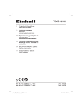 EINHELL TE-CD 12/1 Li Kullanım kılavuzu