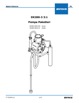 Binks DX200 3:1 Ratio Diaphragm Pump Kullanım kılavuzu