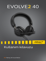 Jabra Evolve2 40 - USB-C MS Teams Stereo Kullanım kılavuzu