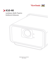 ViewSonic X10-4K-S Kullanici rehberi