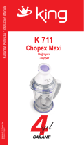 King K 711 Chopex Maxi Kullanım kılavuzu