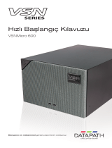 Datapath VSNMicro 600 Hızlı başlangıç ​​Kılavuzu