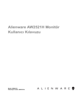 Alienware AW2521H Kullanici rehberi