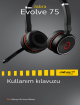 Jabra Evolve 75+ MS Stereo Kullanım kılavuzu