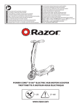 Razor Power Core E100 - Bleu El kitabı
