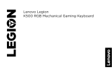 Lenovo Legion K500 RGB (GY40T26479) Kullanım kılavuzu