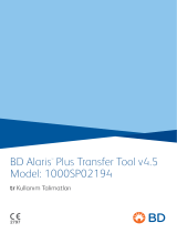 BD Alaris™ Plus Transfer Tool v4.5 Model: 1000SP02194 Kullanma talimatları