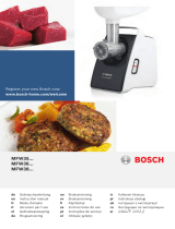 Bosch MFW3630A El kitabı