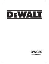 DeWalt DW030 Kullanım kılavuzu