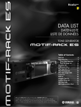 Yamaha MOTIF-RACK ES Veri Sayfası