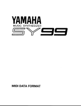 Yamaha SY99 El kitabı