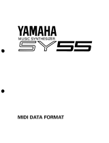 Yamaha SY55 El kitabı