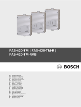 Bosch FAS-420-TM Kullanım kılavuzu