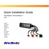 AVerMedia Technologies DVD EZMaker 7 Kullanım kılavuzu