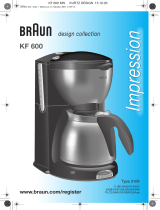 Braun KF 600 Kullanım kılavuzu