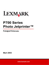 Lexmark P700 Kullanım kılavuzu