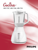 Philips Cucina HR1741 Kullanım kılavuzu