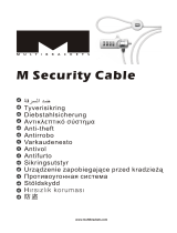 Multibrackets M Security Cable Kullanım kılavuzu