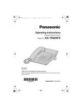 Panasonic KXTS820FX Kullanma talimatları