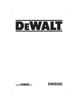 DeWalt DWS 520 El kitabı
